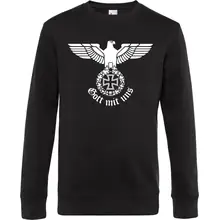 Herren Pullover - Gott mit uns Vorderseite