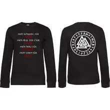 Damen Pullover - Mein Schwert für Tyr Vorder- und Rückseite