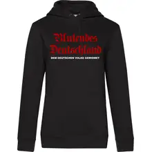 Damen Kapuzenpullover - Blutendes Deutschland - gewählte Variante