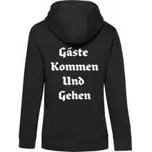 Damen Kapuzenjacke - Gute Heimreise Rückseite