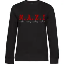 Damen Pullover - Nazi, natürlich anständig Vorderseite