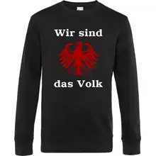 Herren Pullover - Wir sind das Volk Vorderseite