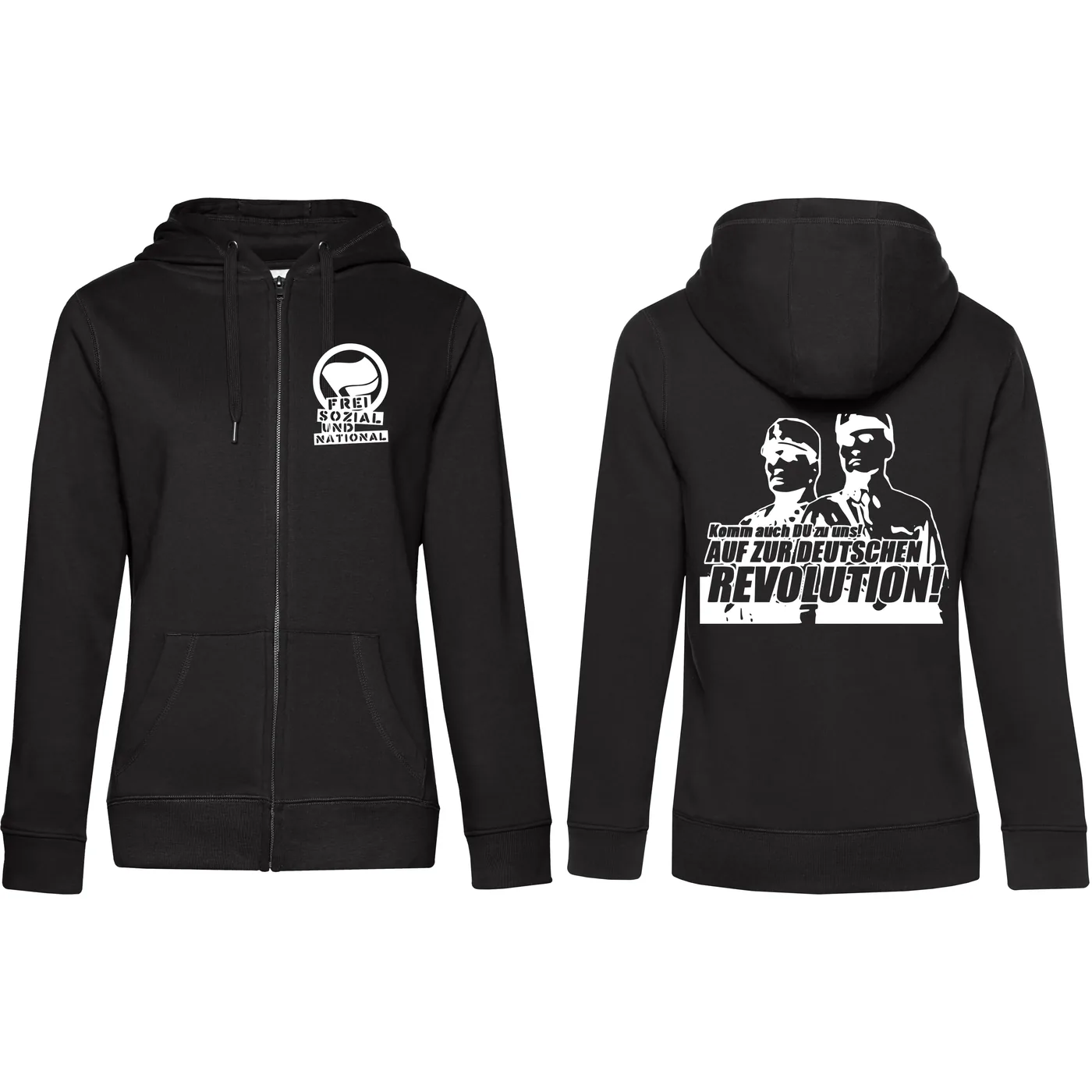 Damen Kapuzenjacke - Komm zur Revolution