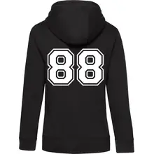Damen Kapuzenpullover - 100% White Rückseite