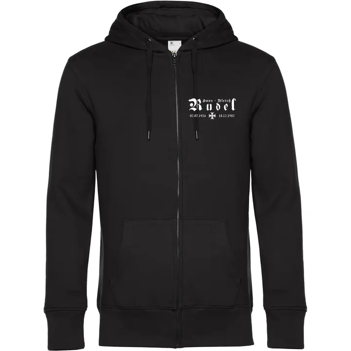 Herren Kapuzenjacke - Hans Ulrich Rudel, Kreuz