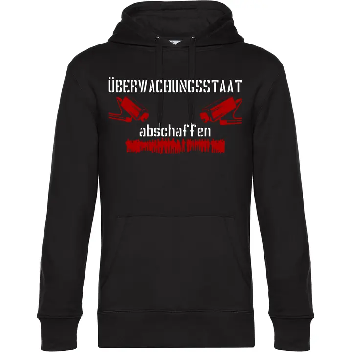 Herren Kapuzenpullover - Überwachungsstaat abschaffen