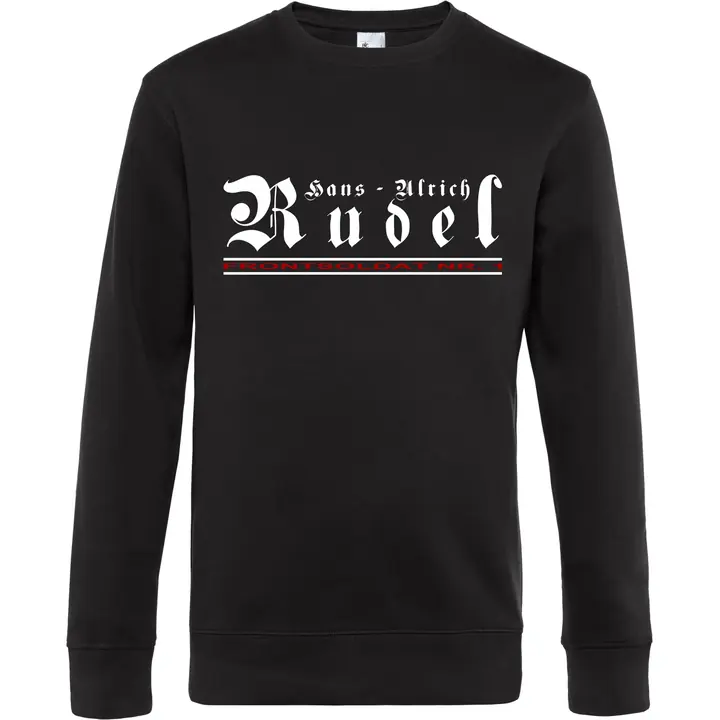 Herren Pullover - Hans Ulrich Rudel, Frontsoldat