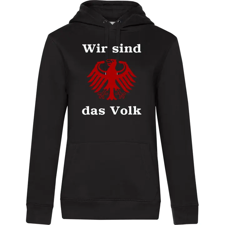 Damen Kapuzenpullover - Wir sind das Volk