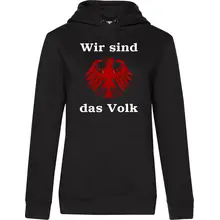 Damen Kapuzenpullover - Wir sind das Volk - gewählte Variante