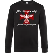 Herren Pullover - Die Wehrmacht, Helden für Deutschland Vorderseite