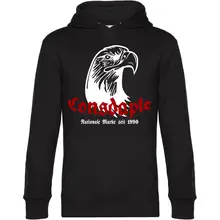 Herren Kapuzenpullover - Consdaple, Adlerkopf 1990 Vorderseite