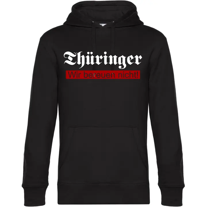 Herren Kapuzenpullover - Thüringer, wir bereuen nicht
