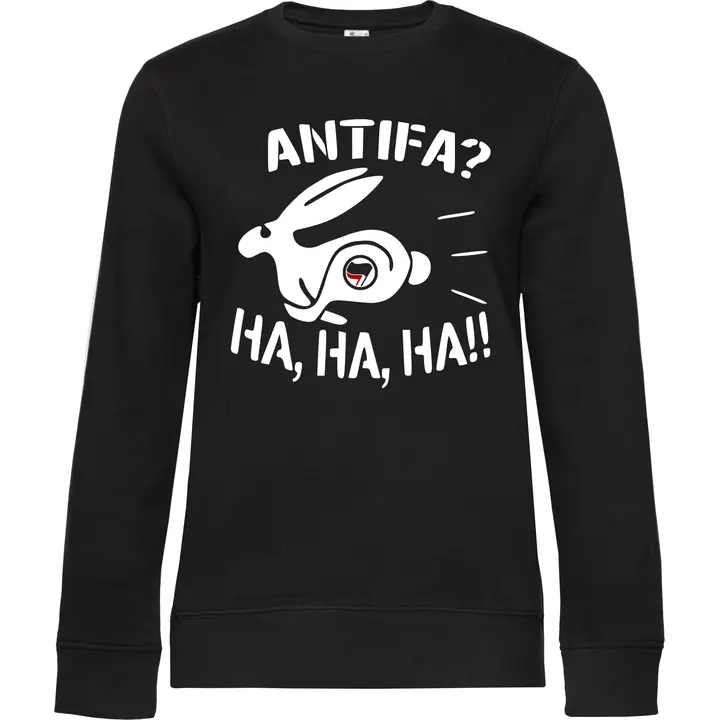 Damen Pullover - Antifa, ha ha ha