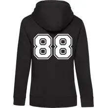 Damen Kapuzenjacke - 100% White Rückseite