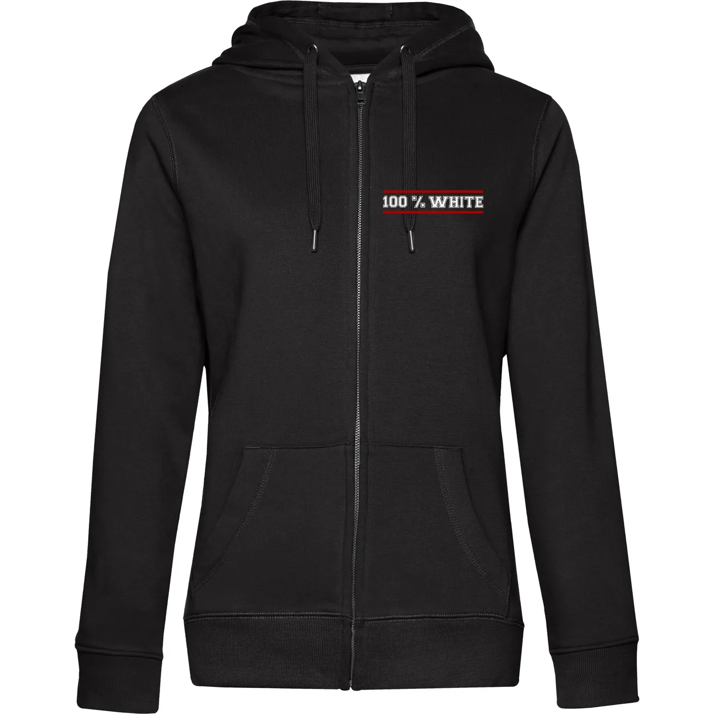 Damen Kapuzenjacke - 100% White