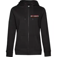 Damen Kapuzenjacke - 100% White - gewählte Variante