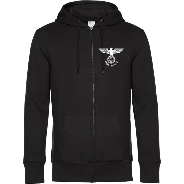 Herren Kapuzenjacke - Gott mit uns