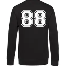 Herren Pullover - 100% White Rückseite