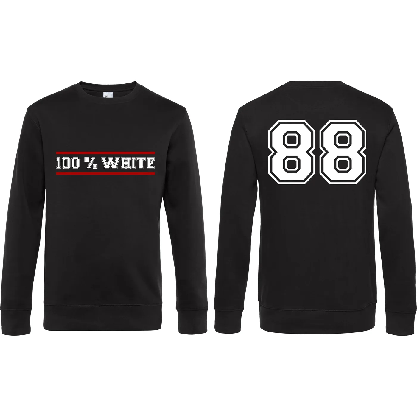 Herren Pullover - 100% White