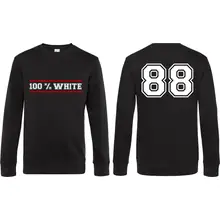 Herren Pullover - 100% White - gewählte Variante