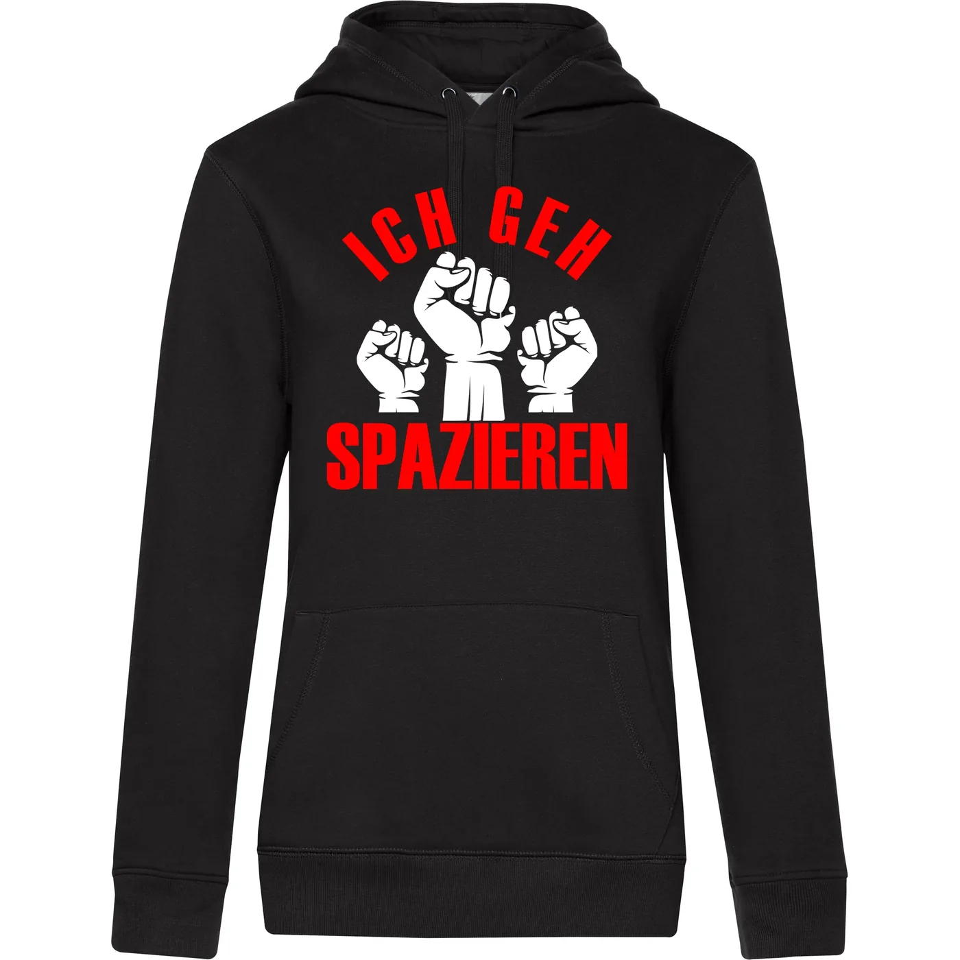 Damen Kapuzenpullover - Ich geh Spazieren