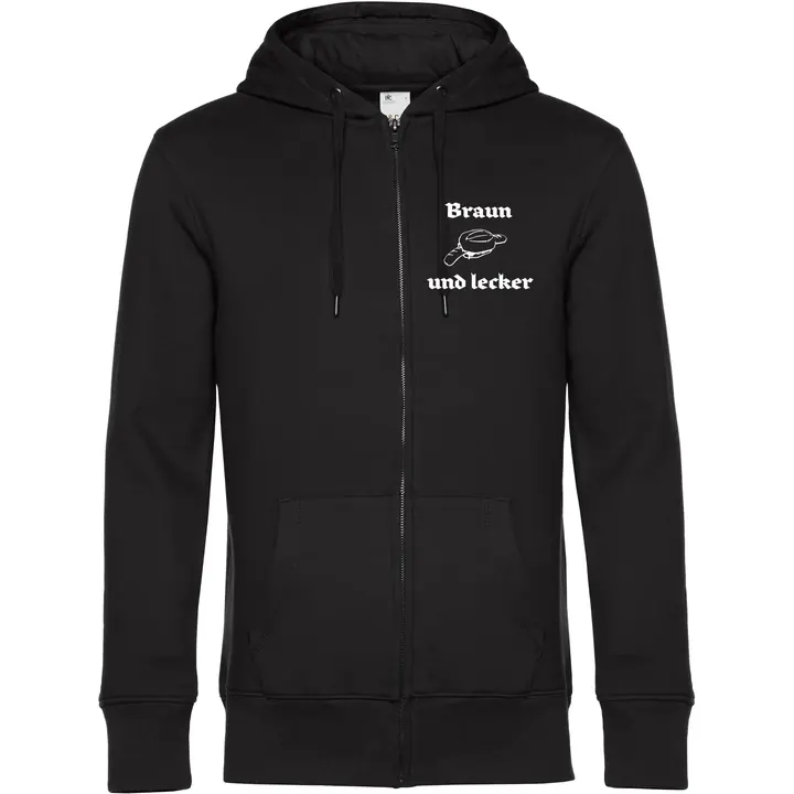Herren Kapuzenjacke - Braun und lecker