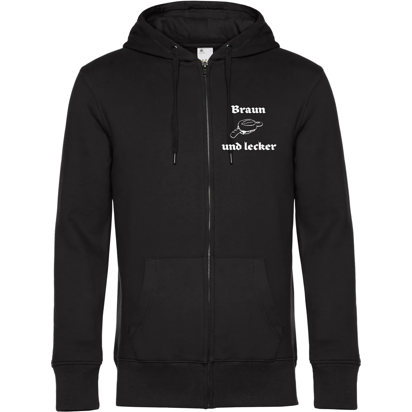 Herren Kapuzenjacke - Braun und lecker