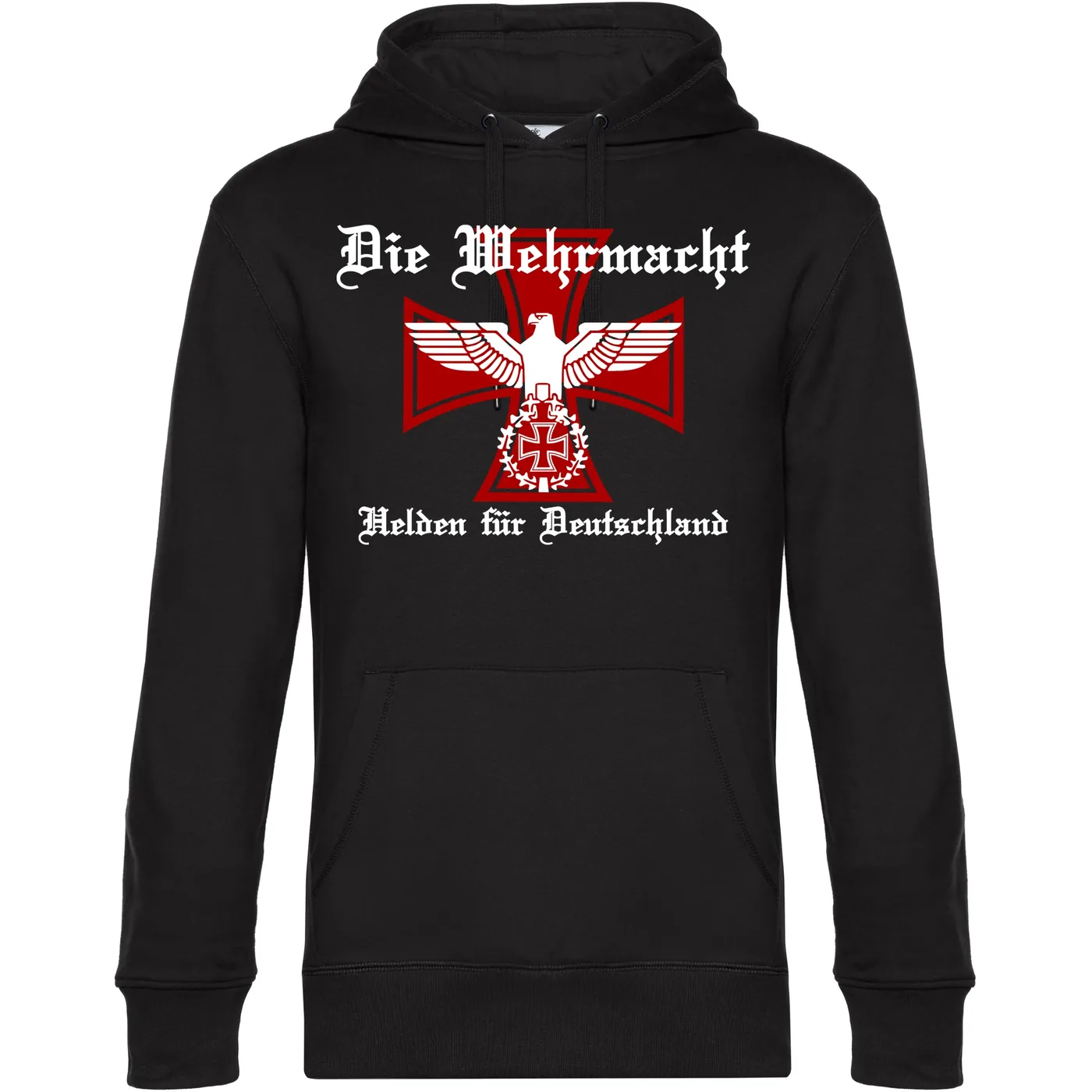Herren Kapuzenpullover - Die Wehrmacht, Helden für Deutschland