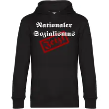 Herren Kapuzenpullover - Nationaler Sozialismus jetzt Vorderseite