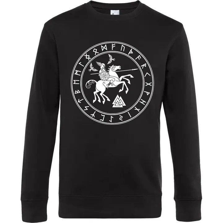 Herren Pullover - Odin und Sleipnir