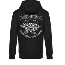 Herren Kapuzenpullover - Anti-Antifa Rückseite