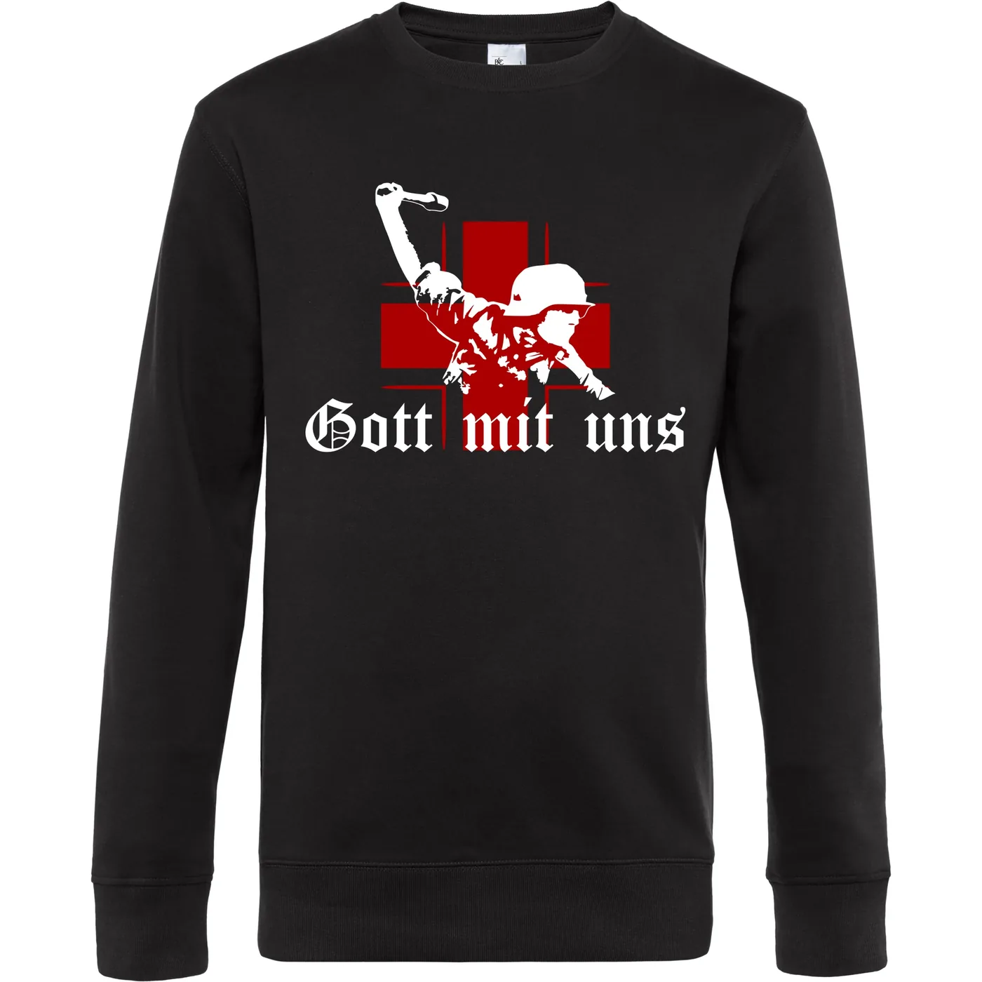 Herren Pullover - Gott mit uns, Soldat