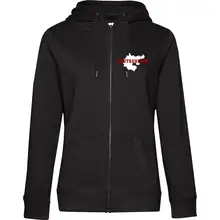 Damen Kapuzenjacke - Aus liebe zur Heimat Vorderseite