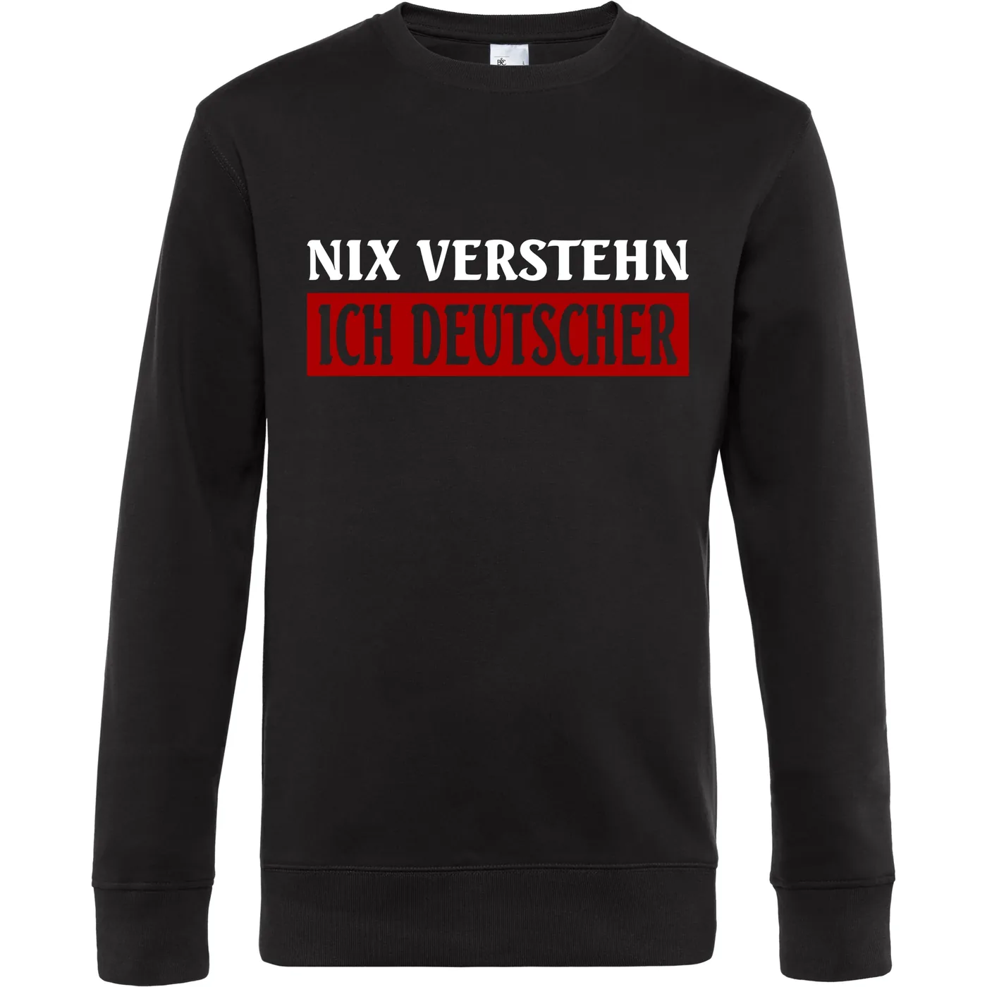 Herren Pullover - Nix verstehen, ich deutscher
