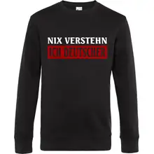 Herren Pullover - Nix verstehen, ich deutscher - gewählte Variante