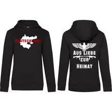 Damen Kapuzenpullover - Aus liebe zur Heimat - gewählte Variante