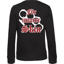 Damen Pullover - Für immer Skin Rückseite
