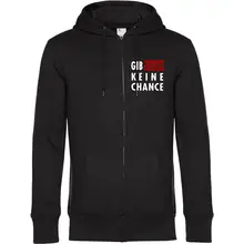 Herren Kapuzenjacke - Gib Islam keine Chance Vorderseite