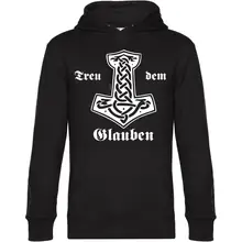 Herren Kapuzenpullover - Treu dem Glauben - gewählte Variante