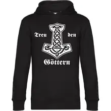 Herren Kapuzenpullover - Treu den Göttern - gewählte Variante