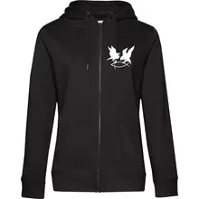 Damen Kapuzenjacke - Hugin Munin Vorderseite