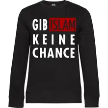 Damen Pullover - Gib Islam keine Chance Vorderseite