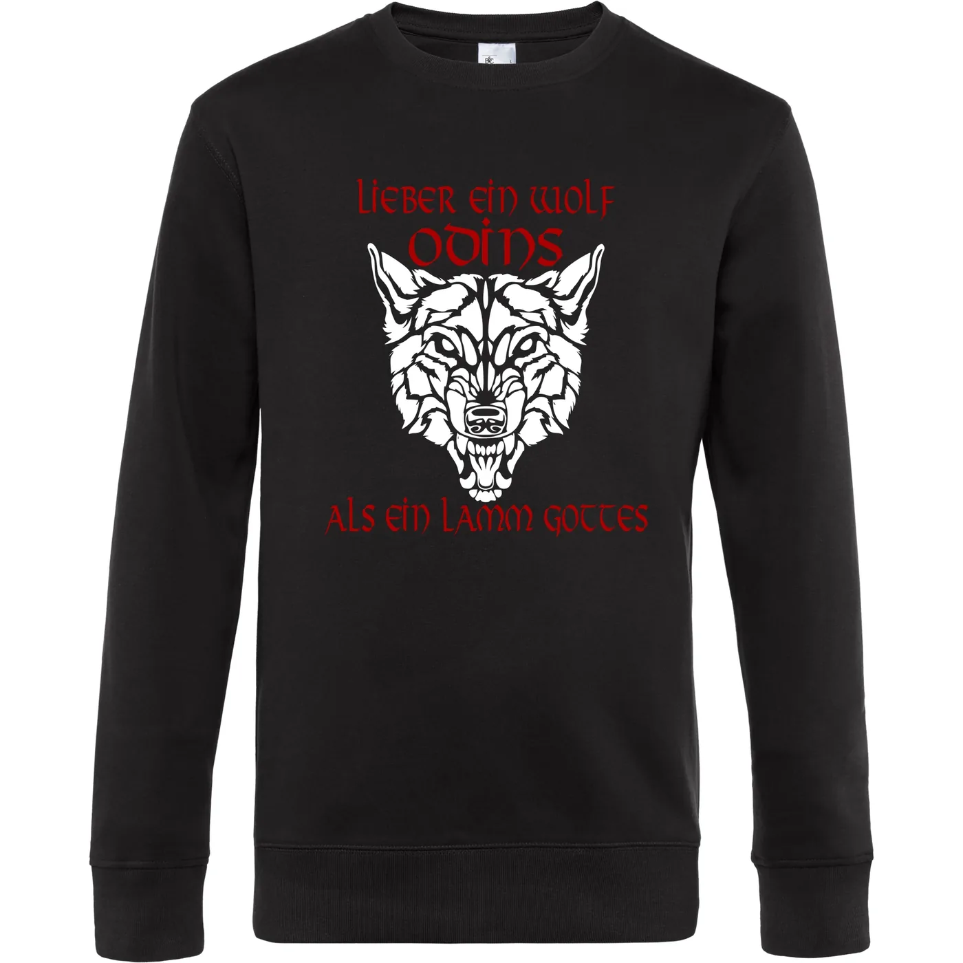 Herren Pullover - Lieber ein Wolf Odins als ein Lamm Gottes