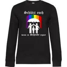 Damen Pullover - Schützt euch wenn es Scheiße regnet Vorderseite