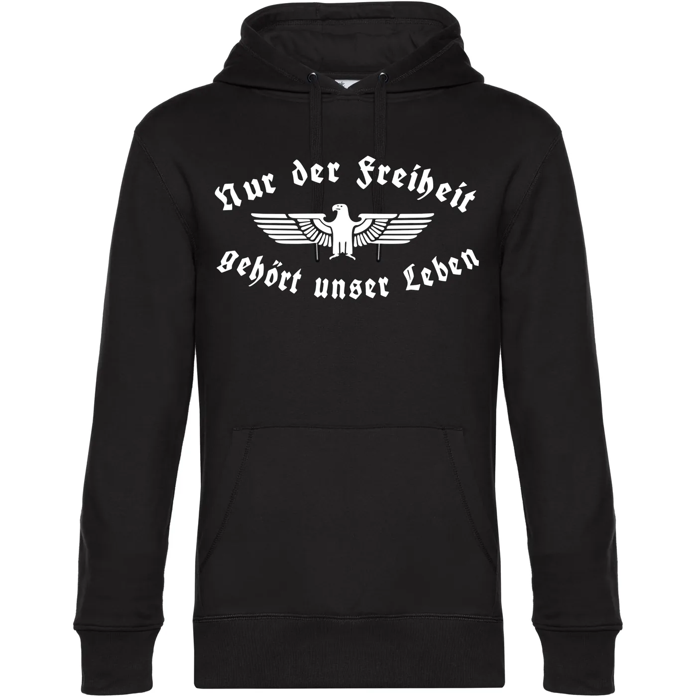 Herren Kapuzenpullover - Nur der Freiheit gehört unser Leben