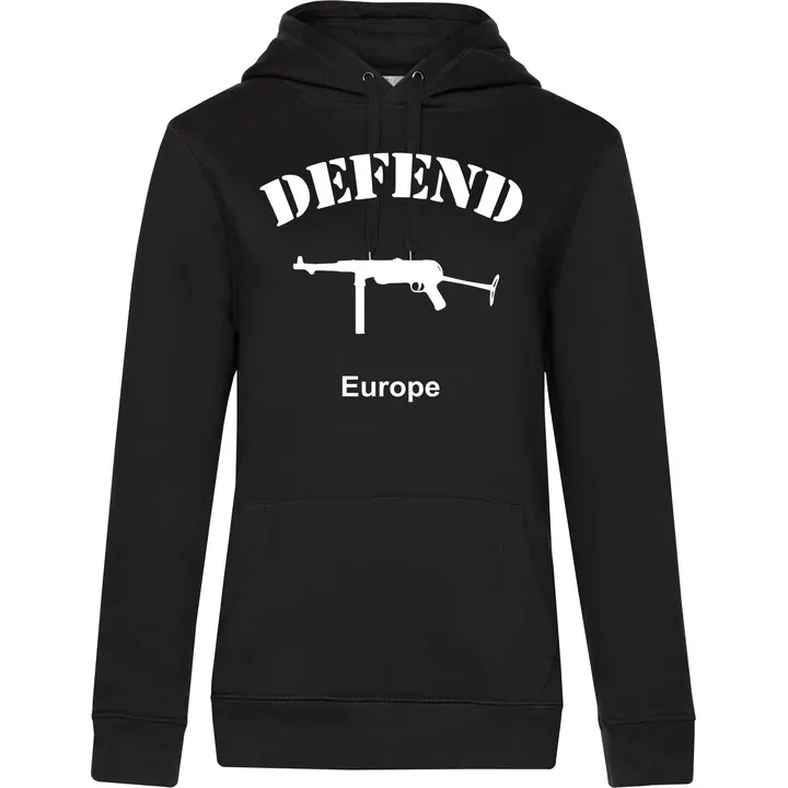 Damen Kapuzenpullover - Defend Europe