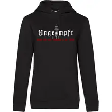 Damen Kapuzenpullover - Ungeimpft, Steckt euch eure Impfung in den Arsch - gewählte Variante