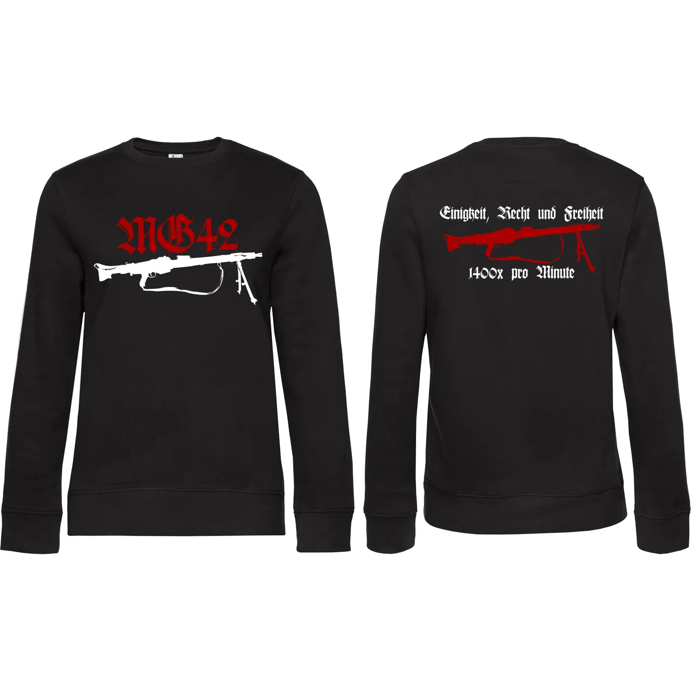Damen Pullover - Mg42 Einigkeit, Recht und Freiheit