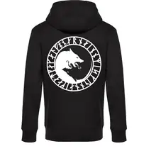 Herren Kapuzenpullover - Fenrir Rückseite