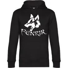 Herren Kapuzenpullover - Fenrir Vorderseite